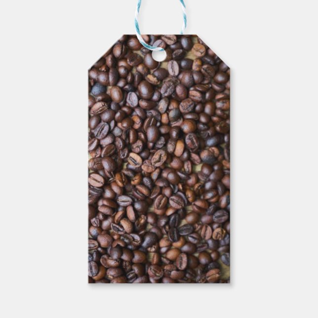 Kaffebönspresentetikett Presentetikett (Framsidan)