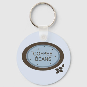 Kaffebönstecken Nyckelring