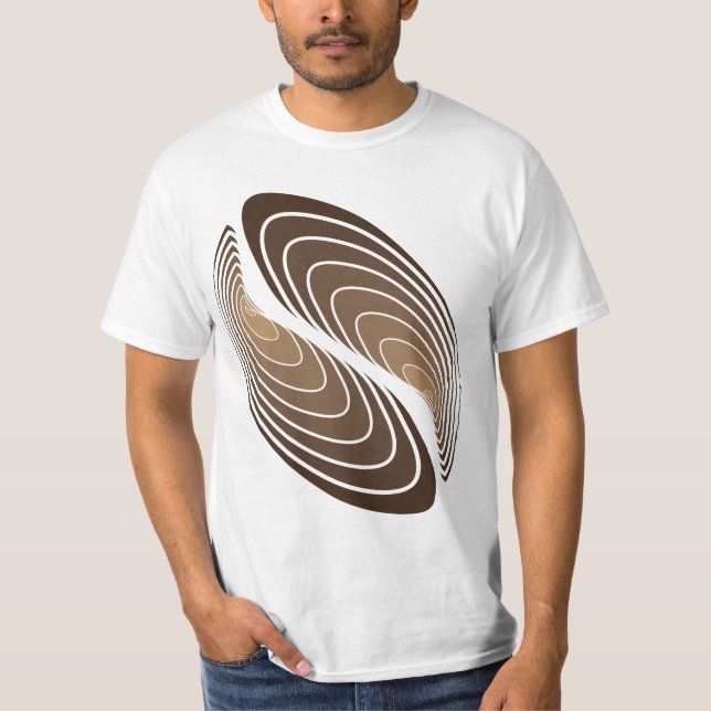 kaffebönstrata t shirt (Framsida)