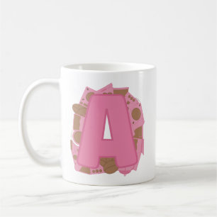 Kaffebrev A: Monograminitial Kaffemugg