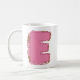 Kaffebrev E: Monograminitial Kaffemugg