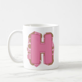 Kaffebrev H: Monograminitial Kaffemugg