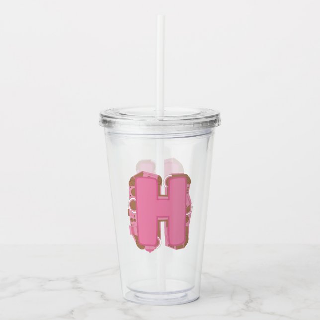Kaffebrev H: Monograminitial  Take Away Mugg (Framsida)