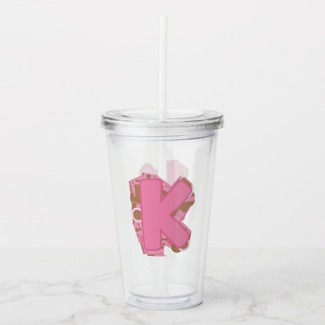 Kaffebrev K: Monograminitial  Take Away Mugg (Framsida)