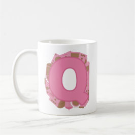 Kaffebrev Q: Monograminitial Kaffemugg
