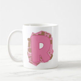 Kaffebrev R: Monograminitial Kaffemugg