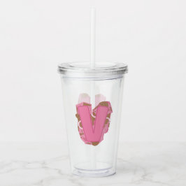 Kaffebrev V: Monogram Initial Take Away Mugg