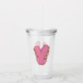 Kaffebrev Y: Monograminitial Take Away Mugg