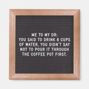 Kaffebrevlåda, magnet