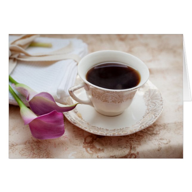 Kaffebrott Hälsningskort (Framsidan Horizontal)