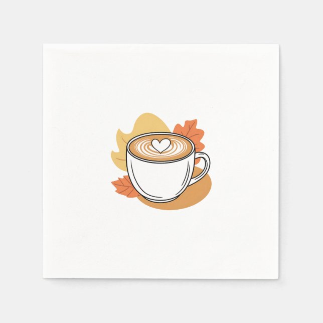 Kaffebrott med natur pappersservett (Framsidan)