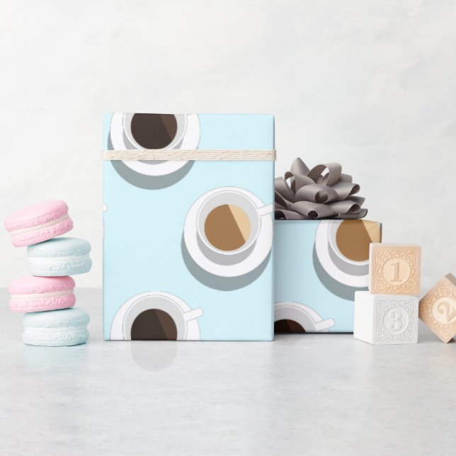 Kaffebrott. Presentpapper (Baby Shower)