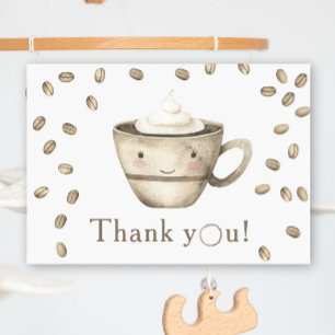 Kaffebrygga Babydusch Tack. Tack Kort