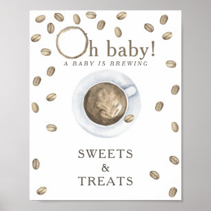 Kaffebryggeridusch SVEET OCH BEHANDLING Poster
