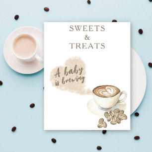 Kaffebryggeridusch SVEET OCH BEHANDLING Poster