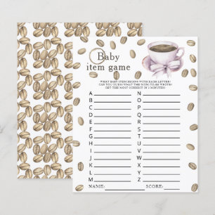 Kaffebryggning Baby shower Baby-föremål spel