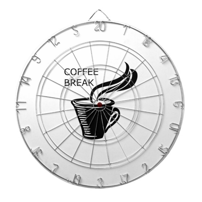 kaffebrytning darttavla (Framsidan)