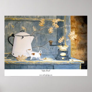 "Kaffebrytning" Skriv ut Poster