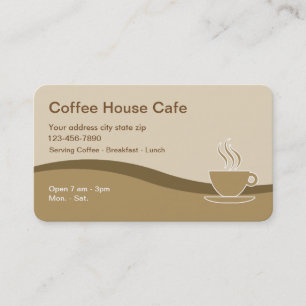 KaffeCafe Visitkort
