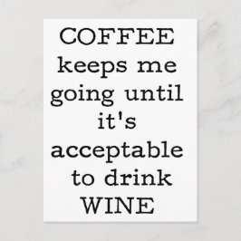 Kaffecitat - Lustigt. Vykort