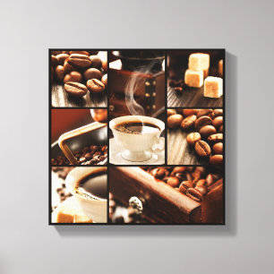 KaffeCollage Canvastryck