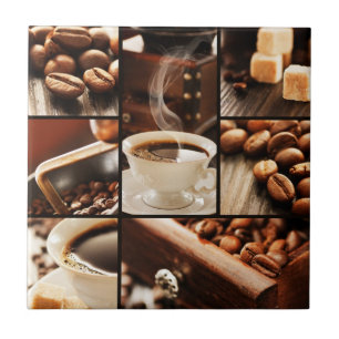 KaffeCollage Kakelplatta