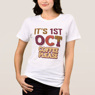 Kaffedag i internationell t shirt