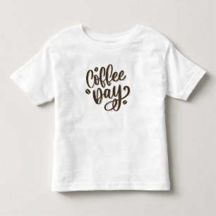 Kaffedag småbarn t-shirt