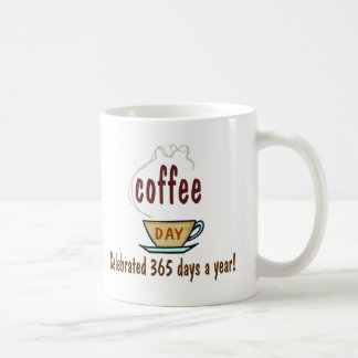 Kaffedagen firade 365 dagar om året kaffemugg