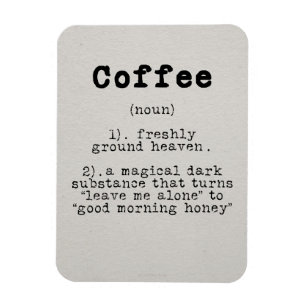 Kaffedefinition i Älskare Magnet