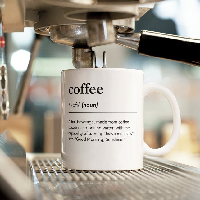 Kaffedefinitionskaffeinrådgivare Barista Kaffemugg (Skapare uppladdad)