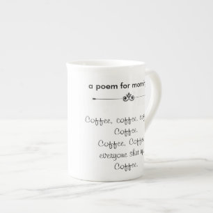 Kaffediktmugg Benporslin Mugg