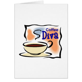 KaffeDiva Hälsningskort