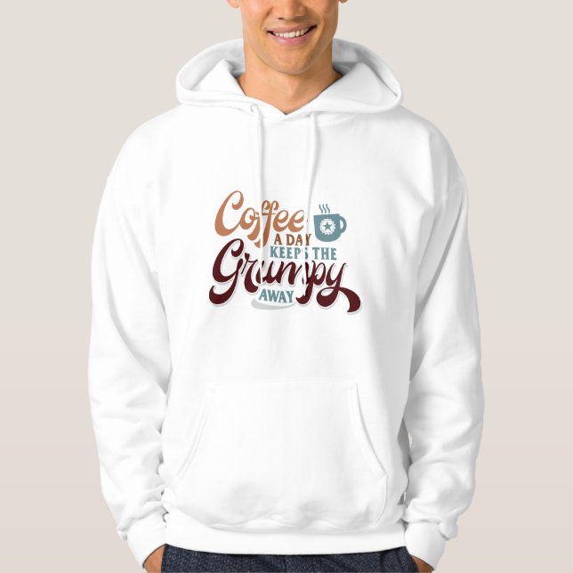 Kaffedrickarepresent Kaffedag  Hoodie (Framsida)