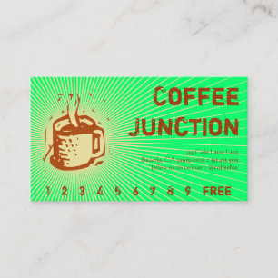 Kaffedrinkstansmaskin/lojalitetkort Lojalitetskort