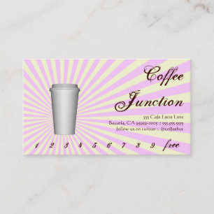 Kaffedrinkstansmaskin/lojalitetkort Lojalitetskort