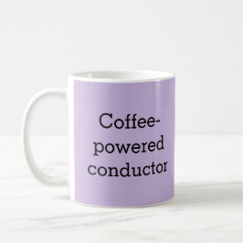 Kaffedriven Dirigent Musiker Kaffemugg