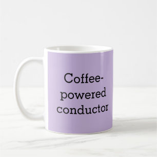 Kaffedriven Dirigent Musiker Kaffemugg