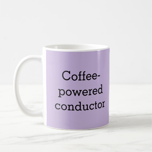 Kaffedriven Dirigent Musiker Kaffemugg (Vänster)
