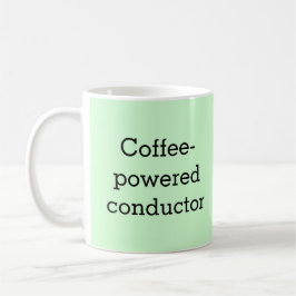Kaffedriven Dirigent Personlig Musiker Kaffemugg