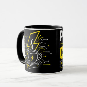 Kaffedriven Personlig Elinstallatör Kaffekopp