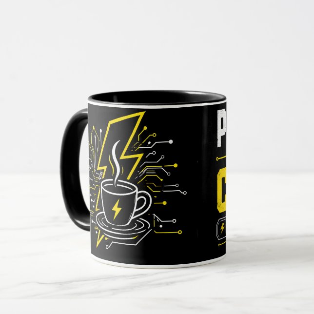 Kaffedriven Personlig Elinstallatör Kaffekopp  (Framsida vänster)