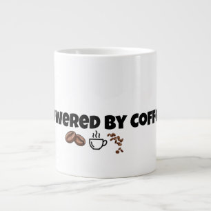 Kaffedriven Stor Mugg för roliga kaffefanatiker Jumbo Mugg