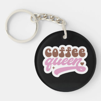 Kaffedrottning nyckelring