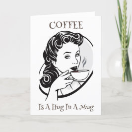 Kaffedryckens gratulationskort helgkort