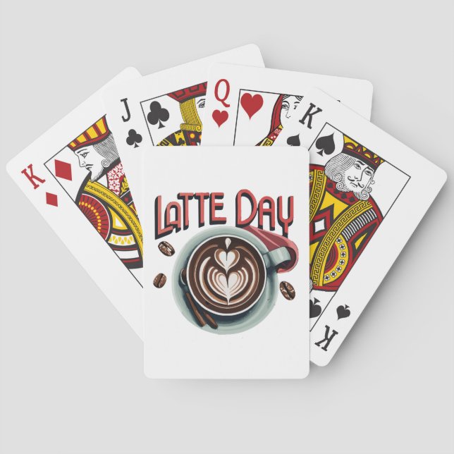 Kaffedrycker Casinokort (Baksidan)