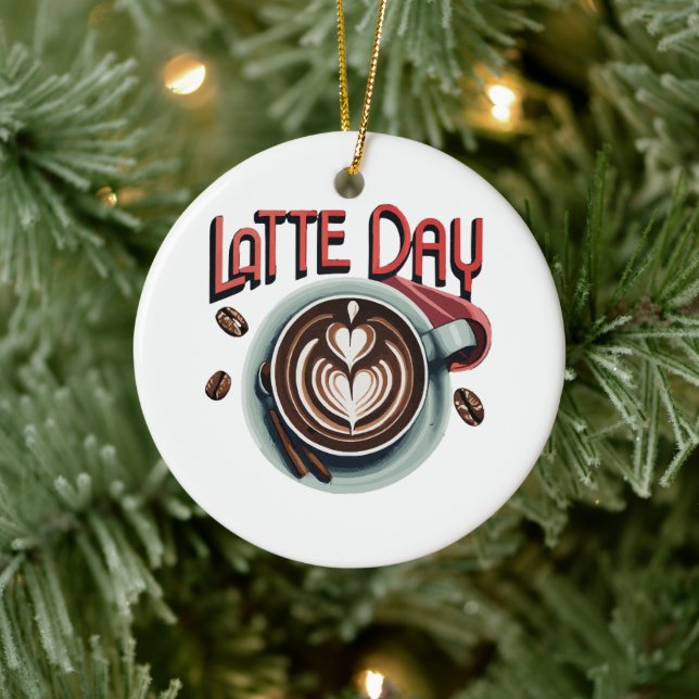 Kaffedrycker Julgransprydnad Keramik (Träd)