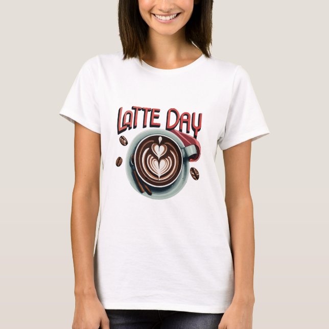 Kaffedrycker T Shirt (Framsida)