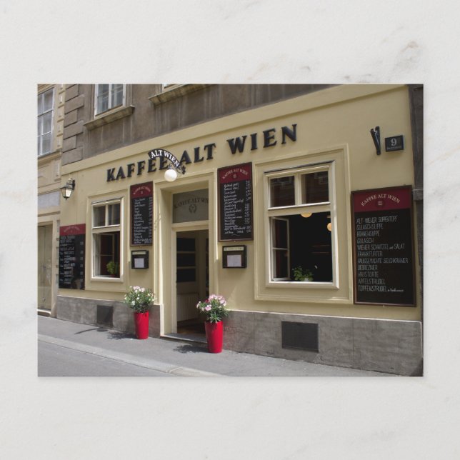 Kaffee Alt Wien, Wien, Österrike Vykort (Framsida)