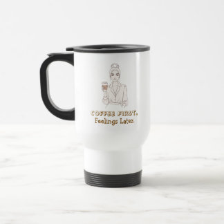 Kaffee Först Känslor Sen Resemugg